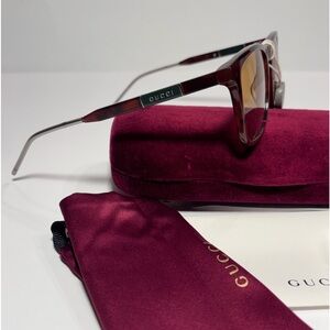 NWT $812 GUCCI  Brown Square Sunglasses GG0843S 003 Unisex
